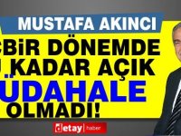 Akıncı'dan müdahale açıklaması