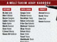 Türkiye A Milli Futbol Takımı'nın kadrosu açıklandı