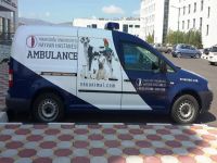 YDÜ Hayvan Hastanesi Ambulansı Hizmet Vermeye Başladı