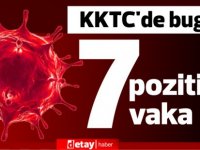 KKTC'de bugün 7 pozitif vaka