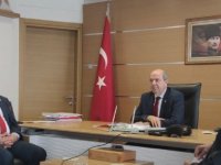 Cumhurbaşkanı Tatar ve Başbakan Saner Güzelyurt Belediyesini ziyaret etti