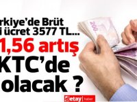 Türkiye’de Brüt asgari ücret 3577 TL...%21,56 artış KKTC’de ne olacak ?