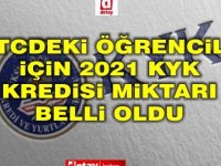 KKTC'de okuyan öğrenciler için 2021 KYK Burs ve Kredi miktarı ne kadar oldu?