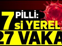 Pilli:17'si yerel 27 yeni vaka