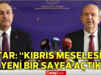 Cumhurbaşkanı Ersin Tatar, “Kıbrıs meselesinde yeni bir sayfa açtık”