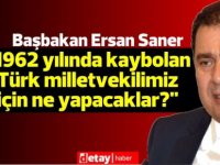 Saner: Rum tarafı dünyaya Kıbrıs sorunu 1974’ten sonra başlamış gibi aksettiriyor