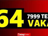 7999 test yapıldı, 45'i yerel 64 pozitif vaka