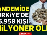 Pandemide Türkiye’de 85 bin 958 kişi milyoner oldu