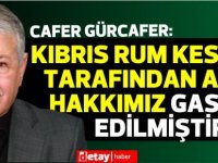 Gürcafer: Kıbrıs Rum Kesimi tarafından aşı hakkımız gasp edilmiştir