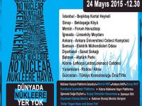 "Dünyada nükleere yer yok" etkinliği bu Pazar!