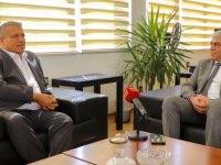 Kıbrıs Türk Sanayi Odası Gazimağusa Belediye Başkanı İsmail Arter’i Ziyaret Etti