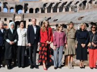 Emine Erdoğan, Roma'da Lider Eşleriyle Bir Araya Geldi