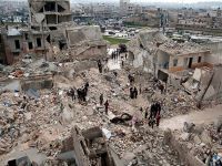 Esed Halep'i Scud füzeleriyle vuruyor