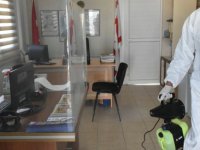 Girne Belediyesi, Koronavirüs Tedbirleri Kapsamında Seçim Sonrası Bölgede Bulunan Tüm Okulları Dezenfekte Etti.
