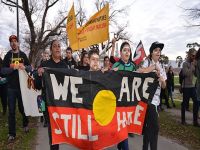 Aborjinler'den Melbourne’de protesto