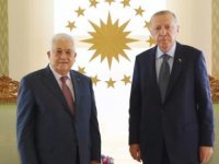 Türkiye Cumhurbaşkanı Erdoğan Filistin Devlet Başkanı Abbas ile görüştü