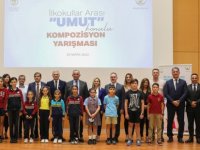 İlkokullar Arası Umut Konulu Kompozisyon Yarışmasının Ödülleri Verildi