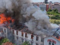 İstanbul’da Balıklı Rum Hastanesi’nde yangın