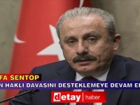 Şentop: Türkiye Cumhurbaşkanı Tatar'ın tavrını desteklemektedir