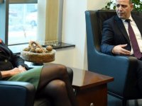 Mehmet Harmancı, Almanya’nın Lefkoşa Büyükelçisi Schlimm ile görüştü