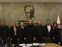 UBP İskele İlçe Yönetimi, Hasan Sadıkoğlu’nu ziyaret etti
