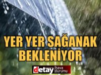 Sağanak yağış bekleniyor!