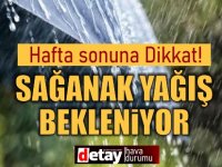 Pazar günü gök gürültülü sağanak bekleniyor