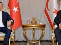Cumhurbaşkanı Tatar, Türkiye Cumhurbaşkanı Yardımcısı Oktay'ı kabul etti