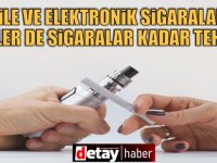 Nargile ve elektronik sigara gibi ürünler de sigara kadar tehlikeli!