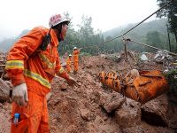 Çin'de şiddetli yağışlar sebebiyle 58 kişi öldü