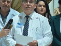 Yakın Doğu Oluşumu Hastaneleri’nde görev yapan doktor ve sağlık çalışanları saldırıyı kınadı