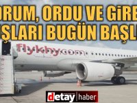 Ercan- Bodrum ve Ercan-Ordu–Giresun uçuşları bugün başlıyor