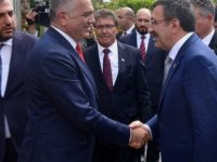 Cumhurbaşkanı Ersin Tatar ile Cevdet Yılmaz’ın görüşmesi başladı