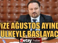 Öztürkler: (E-Vize) Ağustos ayında bir ülkeyle başlayacağız, Eylül ayında vize uygulanacak tüm ülkelerde geçerli olacak