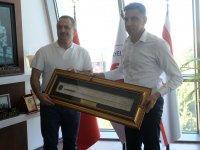 Amcaoğlu, Beyoğlu Belediye Başkanı Yıldız'ı kabul etti