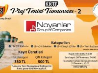 KKTF tarafından düzenlenecek sezonun ikinci plaj tenisi turnuvası başlıyor