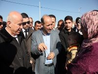 Carba Erbil'de Suriyeli sığınmacıları ziyaret etti