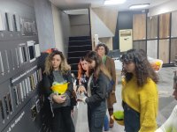 DAÜ İç Mimarlık Bölümü Öğrencilerine Malzeme ve Üretim Teknikleriyle Dolu Teknik Gezi