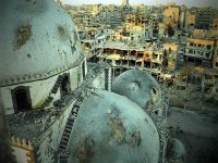 Humus'ta füze saldırısı, Şam'da patlama