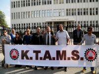 KTAMS, Başbakanlık önünde protesto eylemi yaptı