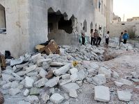 Esed güçleri camiyi bombaladı