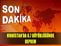 Hindistan'da 6.7 büyüklüğünde deprem.