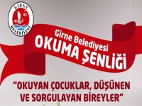 Girne Belediyesi, Okuma Şenliği düzenliyor.