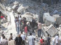Halep'te hava saldırısında 30 kişi öldü