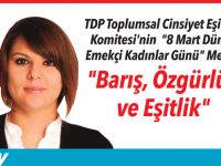 "Barış, Özgürlük ve Eşitlik"