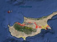 Kıbrıs'ta bir günde Üç Deprem