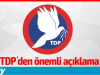 TDP: "DAÜ Yasa Tasarısı'nın geri çekilmesi endişe verici"