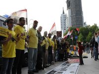 Berlin'de Mısır protestosu