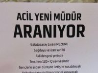 Galatasaray Liseliler de ‘iş ilanı’ verdi! Padişaha...