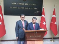 Dürüst ,Hatay Valisi Ercan Topaca’yı ziyaret etti